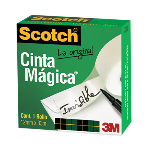 Scotch Magic Tape, 3 Rolls, Numerous Applications, Invisible, Engineered  for Repairing, 3/4 x 1296 Inches, Boxed (810-3PK)