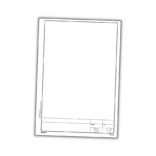 Cuaderno de Dibujo Rodin A4 Blanco 50 hojas